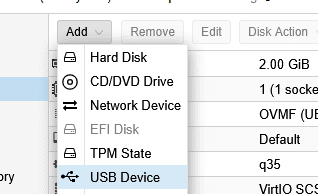 add usb device
